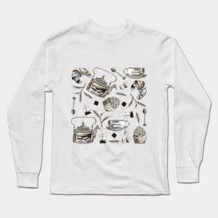 The vintage tea set Long Sleeve T-Shirt